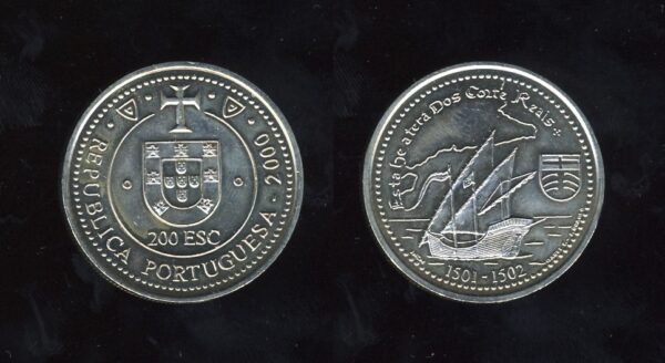 Portugal 200 Escudos 2000 – Terras dos Cortes-Reais