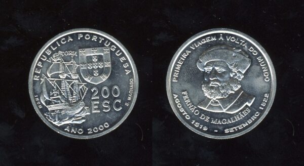 Portugal 200 Escudos 2000 – Fernao Magalhaes