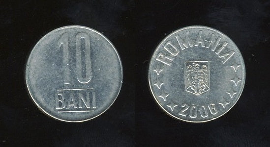 Romania Rumunjska 10 Bani 2006