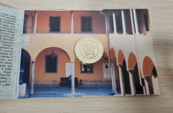 Italy Italija 5000 Lire 1993 – University of Pisa