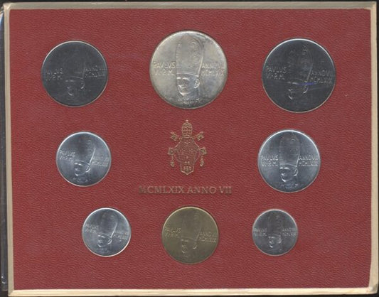 Vatican City Vatikan Set 1969 – Pavlvs VII – Anno VII